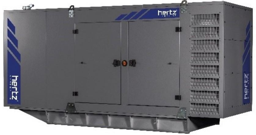 Дизельный генератор Hertz HG 633 DL в кожухе с АВР