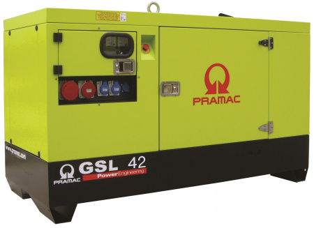 Дизельный генератор Pramac GSL42D в кожухе