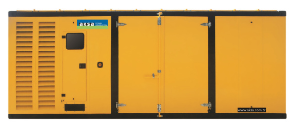 Дизельный генератор Aksa AC-1100 в кожухе с АВР