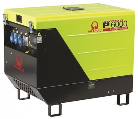Дизельный генератор Pramac P6000 в кожухе