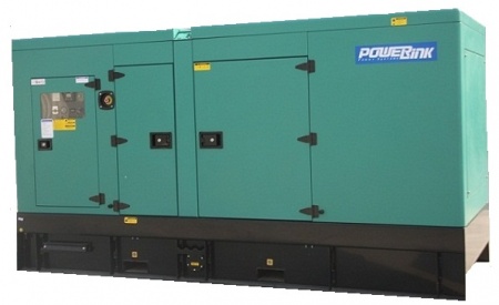 Дизельный генератор PowerLink GMS140PXS в кожухе с АВР
