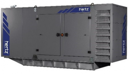 Дизельный генератор Hertz HG 550 DL в кожухе с АВР